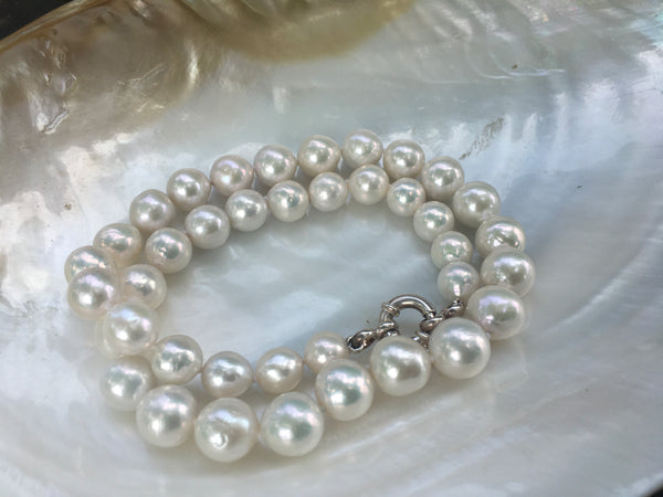 Single Strand Pearl Choker Necklace | 9mm Cultured Freshwater Pearl | Professional Jewelry Jewelry,Necklace,Choker Bourdage Pearl Jewelry    sherri bourdage