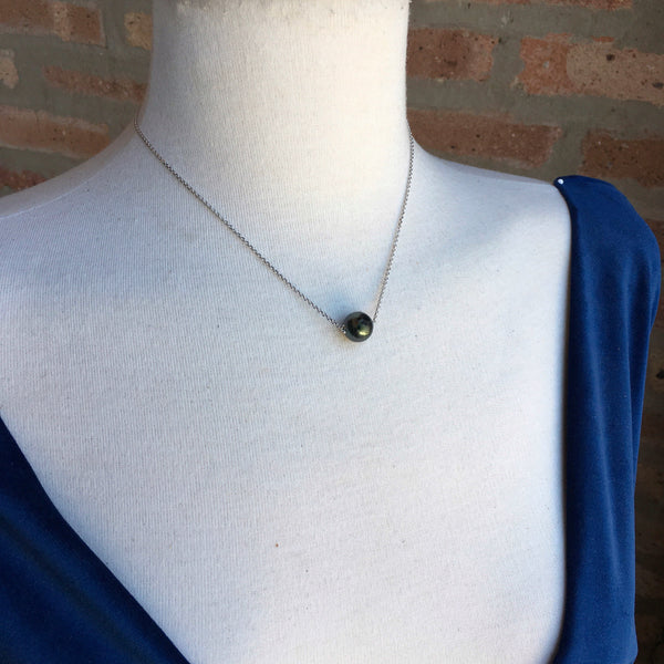 Tahitian Floating Pearl Pendant Necklace Jewelry, Necklace, Pendant Bourdage Pearl Jewelry    sherri bourdage