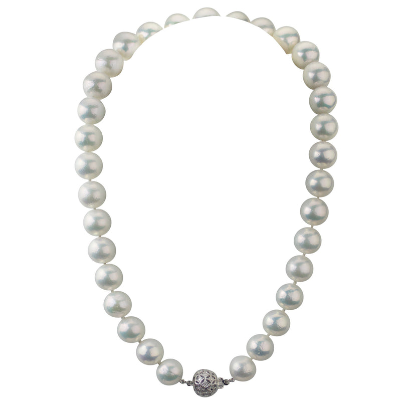 Graduated Double Strand Pearl Necklace