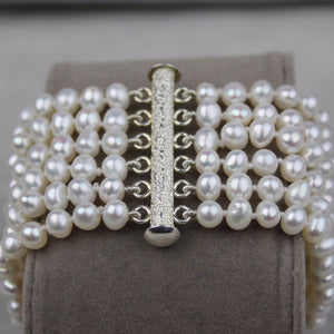 Multi Strand Pearl Bracelets