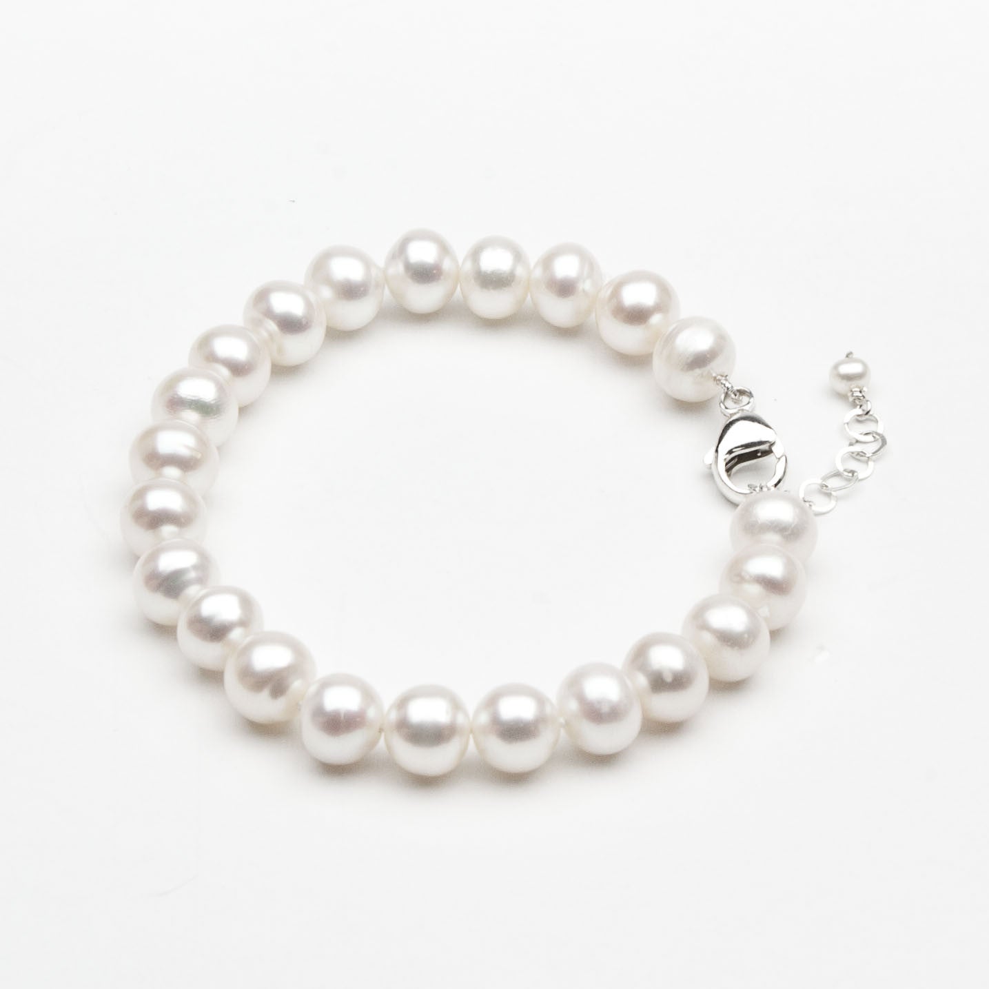Cultured Freshwater Pearl Single Strand Bracelet 7-8mm Jewelry,Bracelet Bourdage Pearl Jewelry    sherri bourdage