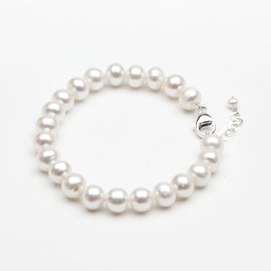 Cultured Freshwater Pearl Single Strand Bracelet 7-8mm Jewelry,Bracelet Bourdage Pearl Jewelry    sherri bourdage