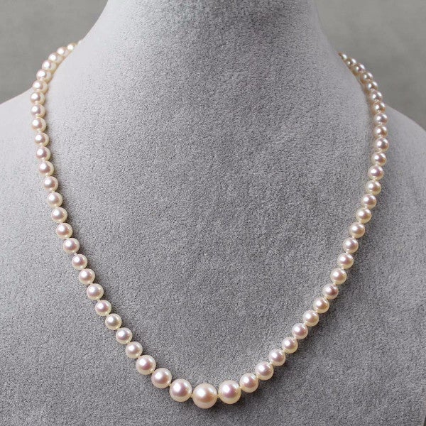 Graduated Cultured Pearl Choker Necklace Jewelry,Necklace,Choker Bourdage Pearl Jewelry    sherri bourdage